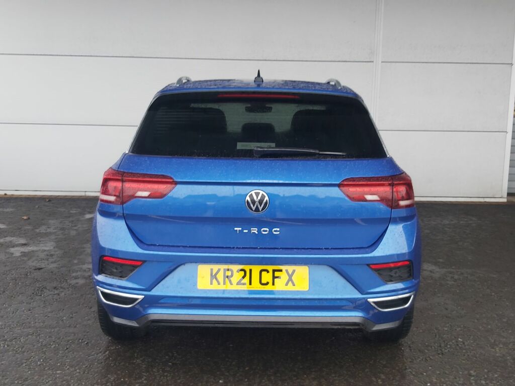 Volkswagen T-Roc 2.0 Tdi R Line 150 Bhp Dsg KR21CFX Blue #4