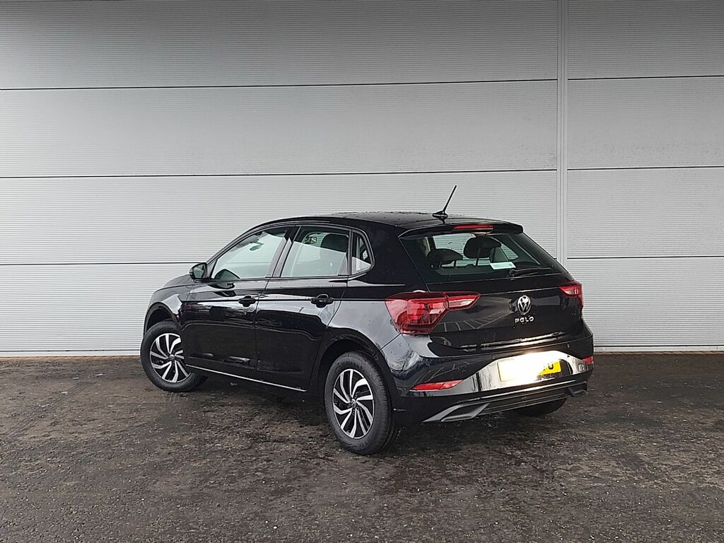 Volkswagen Polo 1.0 Tsi Life 95 Bhp Dsg ISZ7570 Black #5