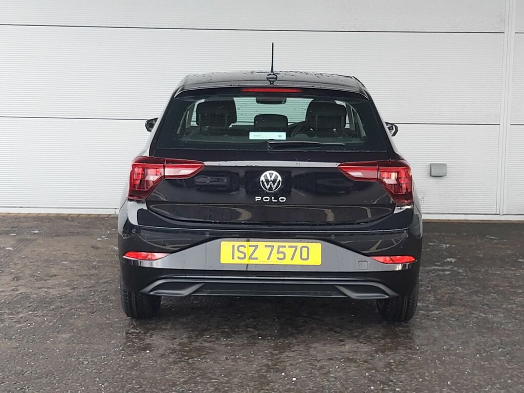 Volkswagen Polo 1.0 Tsi Life 95 Bhp Dsg ISZ7570 Black #4