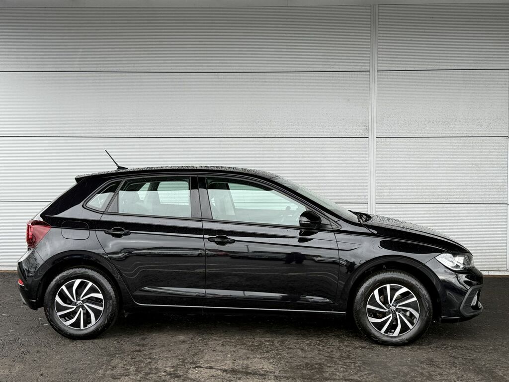 Volkswagen Polo 1.0 Tsi Life 95 Bhp YP25GFG Black #3