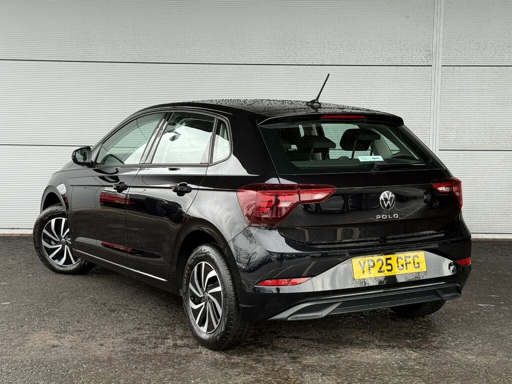 Volkswagen Polo 1.0 Tsi Life 95 Bhp YP25GFG Black #5