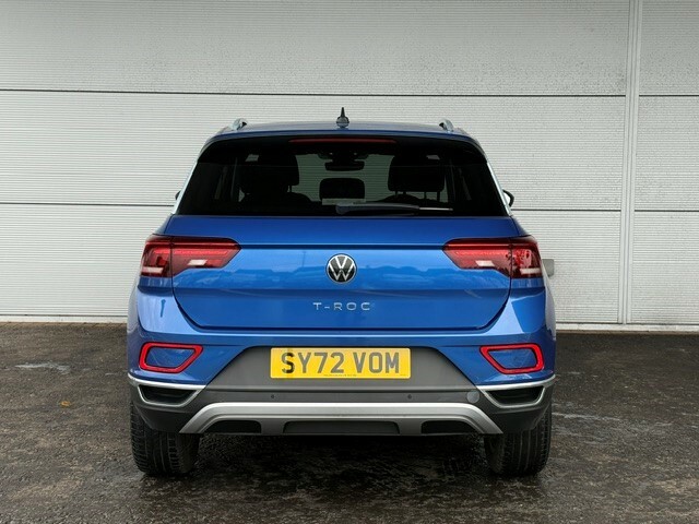Volkswagen T-Roc 1.5 Tsi Style 150 Bhp SY72VOM Blue #4
