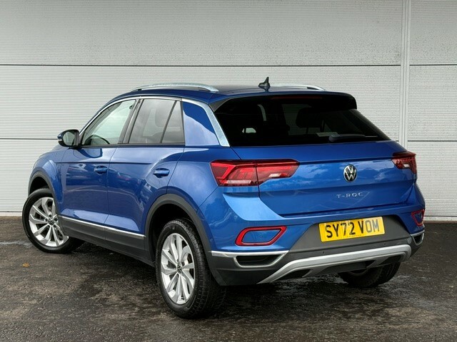 Volkswagen T-Roc 1.5 Tsi Style 150 Bhp SY72VOM Blue #5