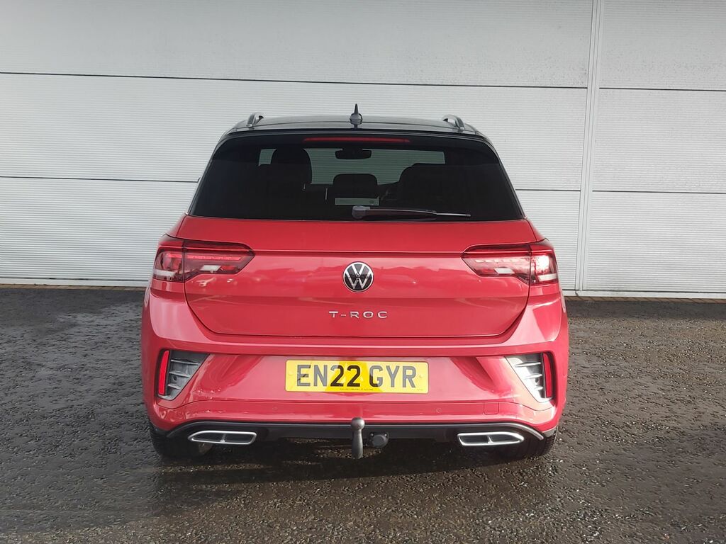 Volkswagen T-Roc 1.5 Tsi R Line 150 Bhp Dsg EN22GYR Red #4