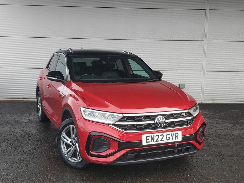 Volkswagen T-Roc 1.5 Tsi R Line 150 Bhp Dsg Red