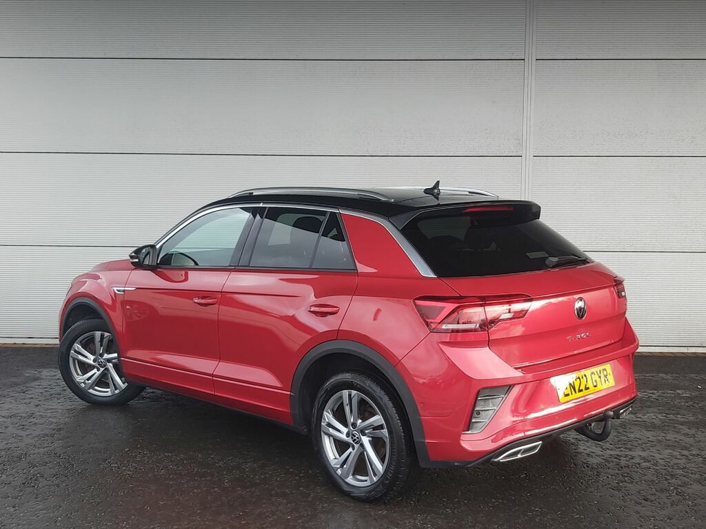 Volkswagen T-Roc 1.5 Tsi R Line 150 Bhp Dsg EN22GYR Red #5