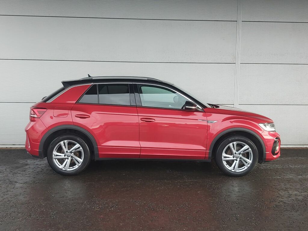 Volkswagen T-Roc 1.5 Tsi R Line 150 Bhp Dsg EN22GYR Red #3