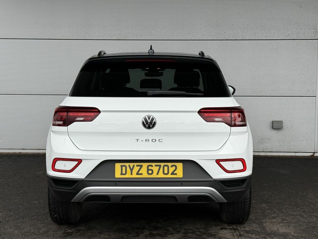 Volkswagen T-Roc 1.0 Tsi Match 115 Bhp DYZ6702 White #4