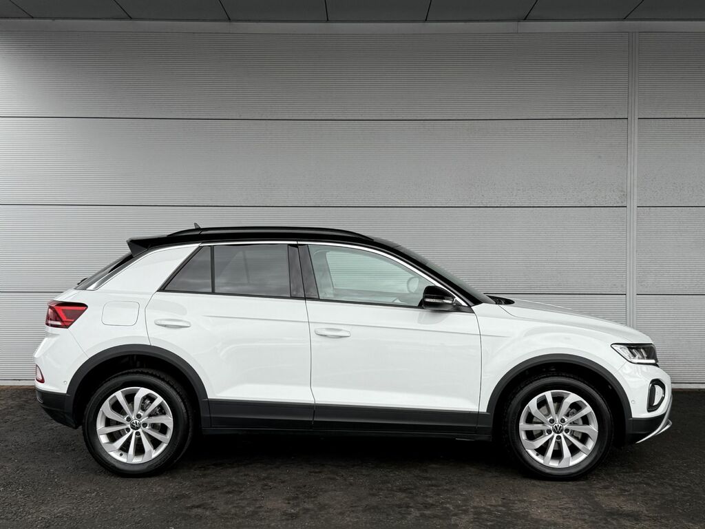 Volkswagen T-Roc 1.0 Tsi Match 115 Bhp DYZ6702 White #3