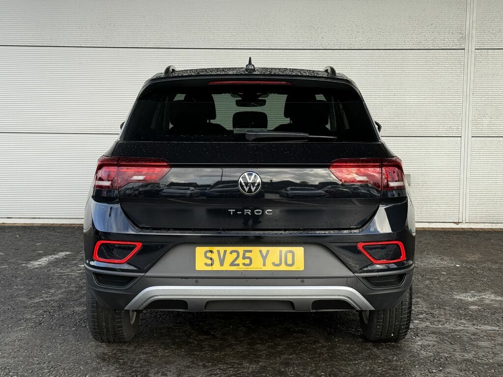 Volkswagen T-Roc 1.0 Tsi Match 115 Bhp SV25YJO Black #4