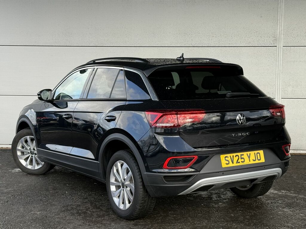 Volkswagen T-Roc 1.0 Tsi Match 115 Bhp SV25YJO Black #5