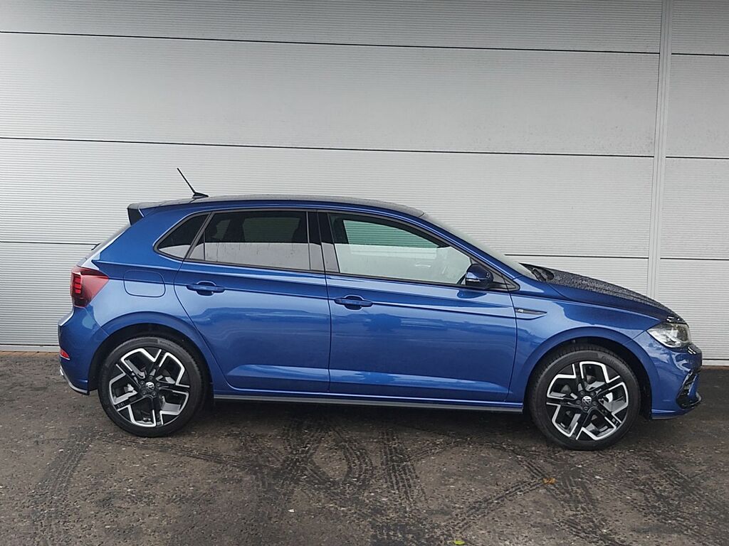 Volkswagen Polo 1.0 Tsi R Line 115 Bhp Dsg JSZ6432 Blue #3