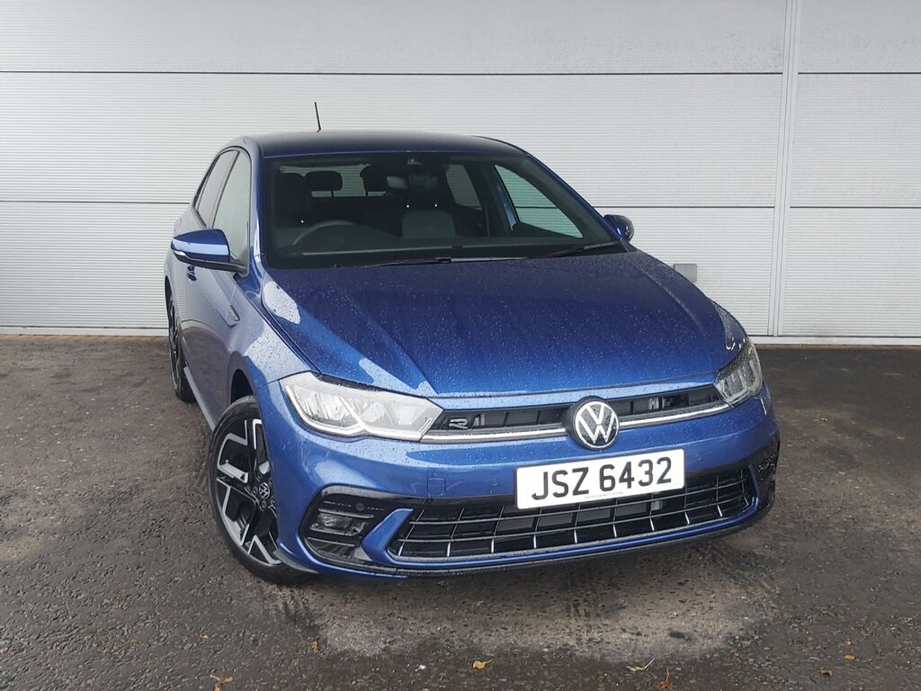 Volkswagen Polo 1.0 Tsi R Line 115 Bhp Dsg Blue