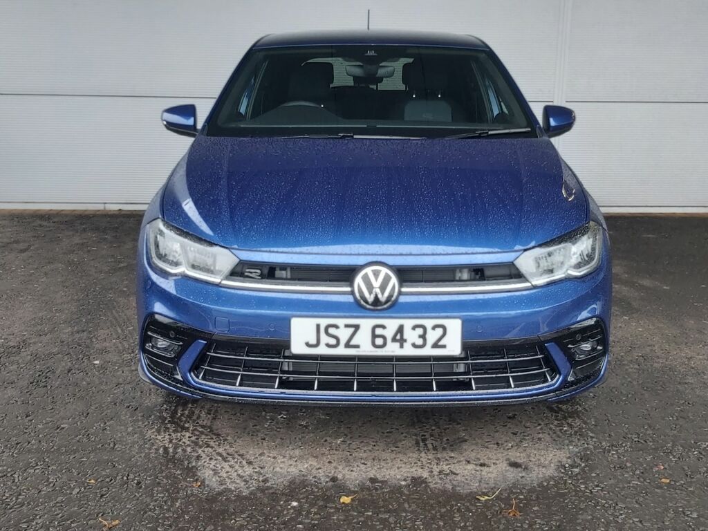 Volkswagen Polo 1.0 Tsi R Line 115 Bhp Dsg JSZ6432 Blue #2