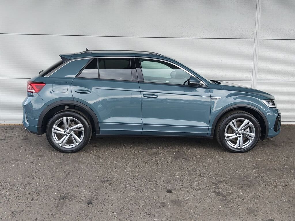 Volkswagen T-Roc 2.0 Tdi R Line 150 Bhp Dsg DE74UYZ Blue #3
