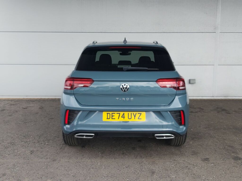 Volkswagen T-Roc 2.0 Tdi R Line 150 Bhp Dsg DE74UYZ Blue #4