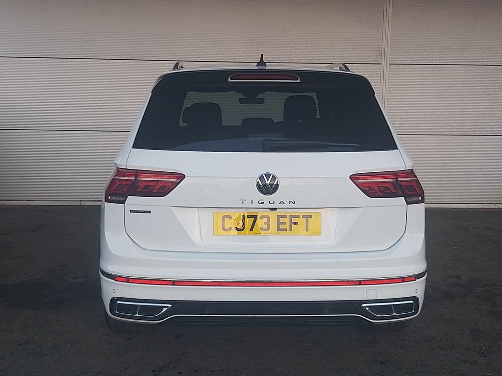 Volkswagen Tiguan Allspace 1.5 Tsi R Line 150 Bhp Dsg CJ73EFT White #4