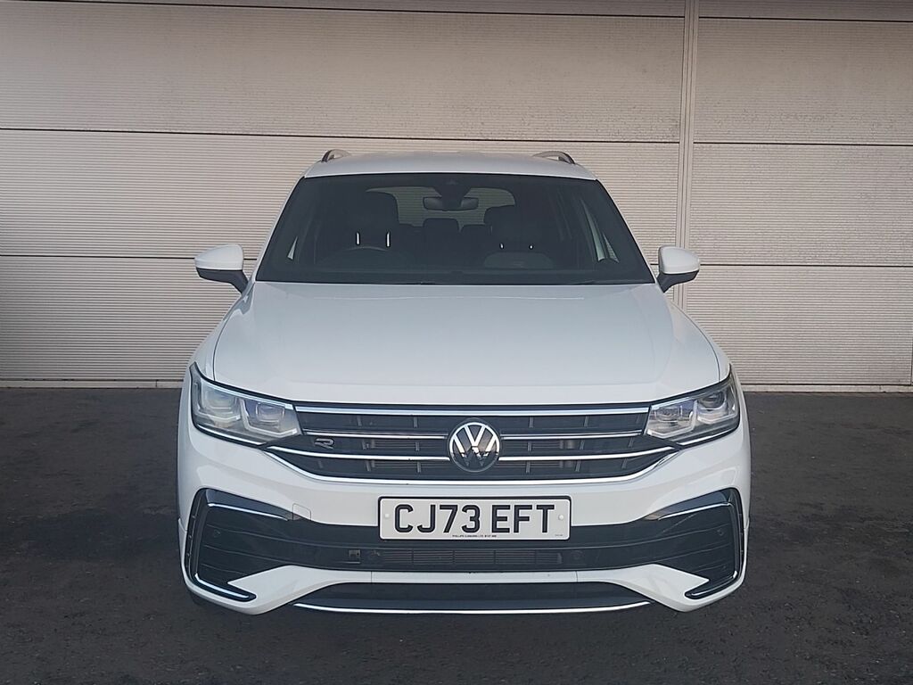 Volkswagen Tiguan Allspace 1.5 Tsi R Line 150 Bhp Dsg CJ73EFT White #2
