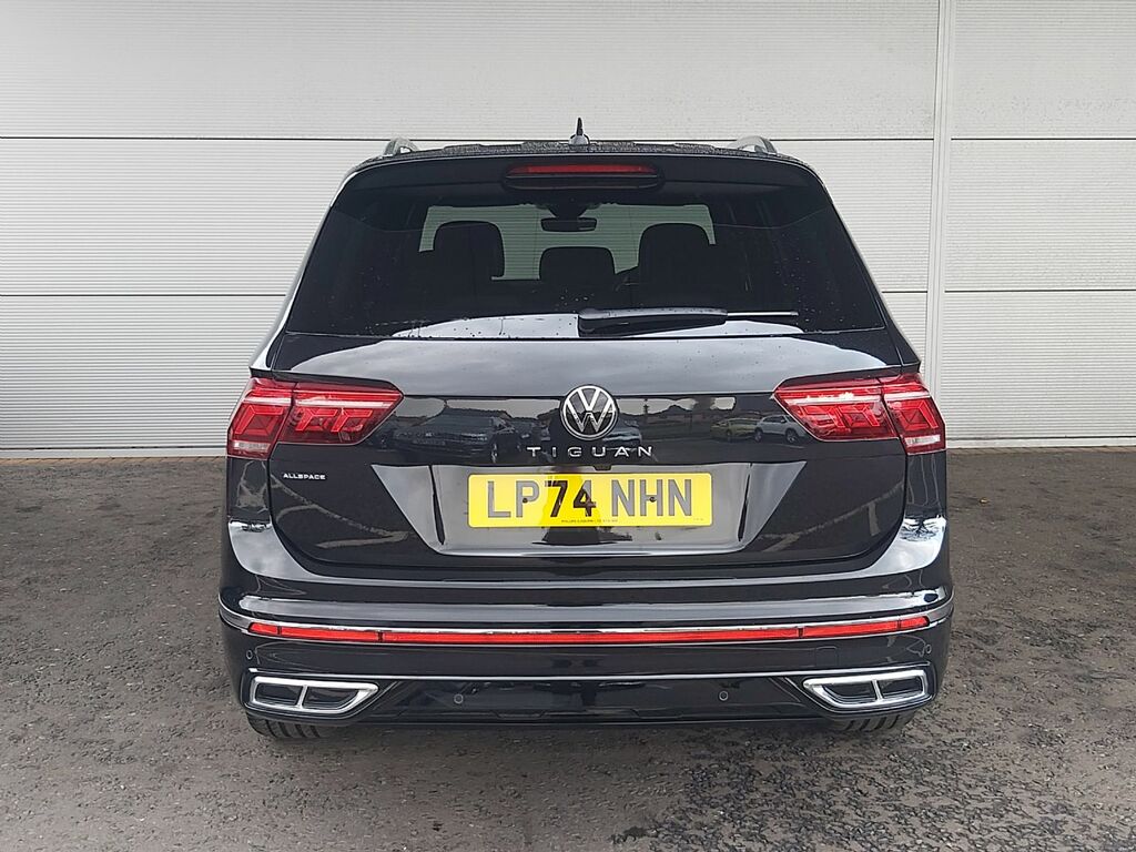 Volkswagen Tiguan Allspace 1.5 Tsi R Line 150 Bhp Dsg Black #4