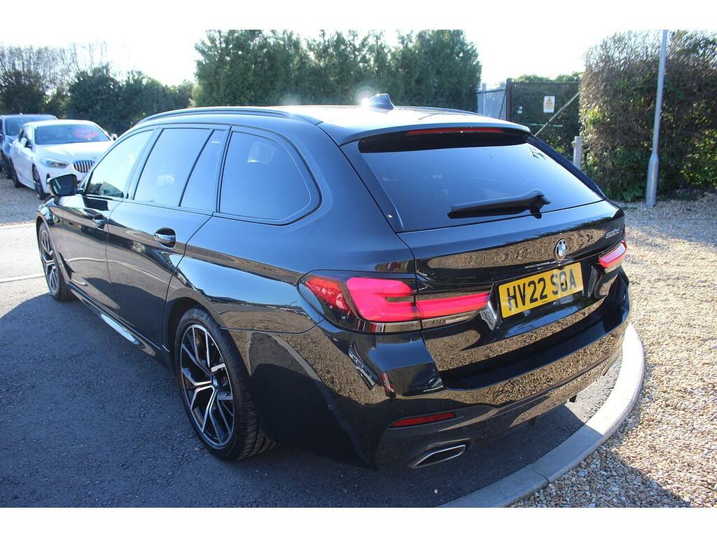 BMW 5 Series Estate HV22SOA Blue #5