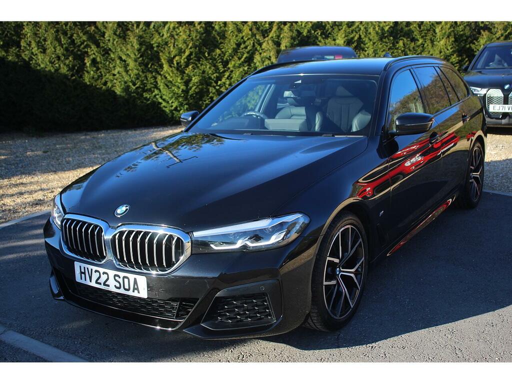 BMW 5 Series Estate HV22SOA Blue #2