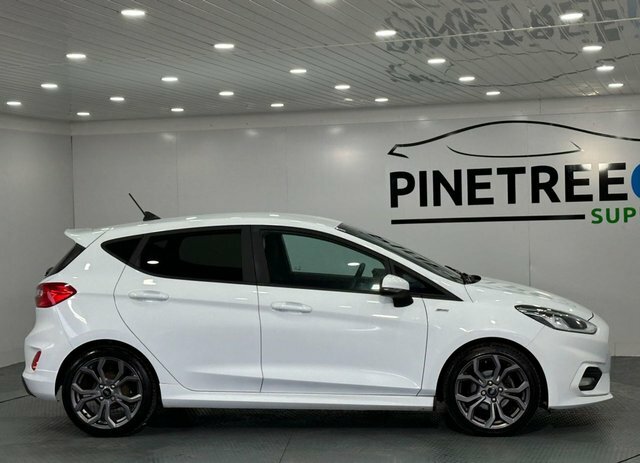 Ford Fiesta 1.0T Ecoboost St-line Edition Hatchback WG21SMU White #5