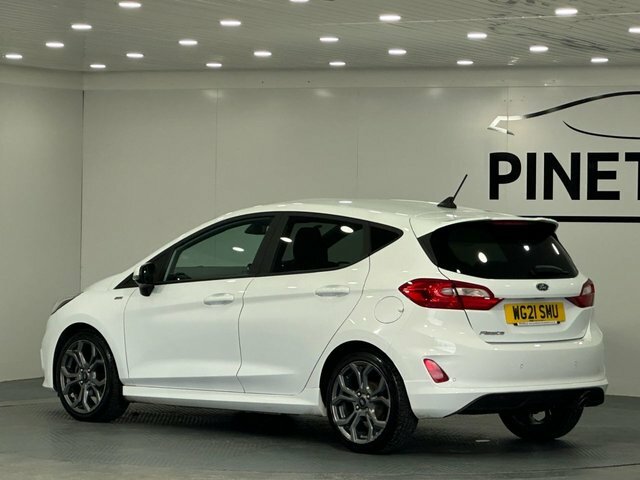 Ford Fiesta 1.0T Ecoboost St-line Edition Hatchback WG21SMU White #6
