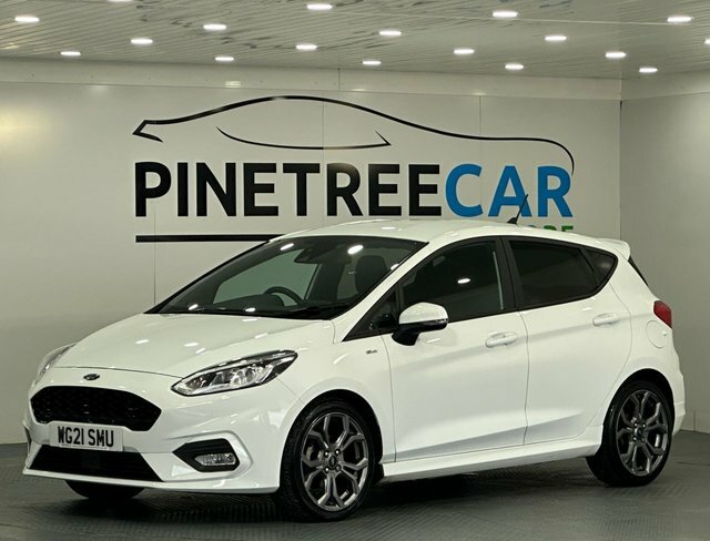 Ford Fiesta 1.0T Ecoboost St-line Edition Hatchback WG21SMU White #3