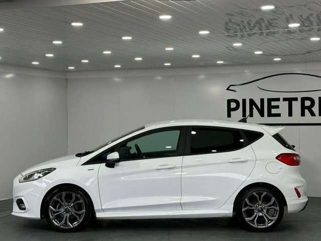Ford Fiesta 1.0T Ecoboost St-line Edition Hatchback WG21SMU White #4