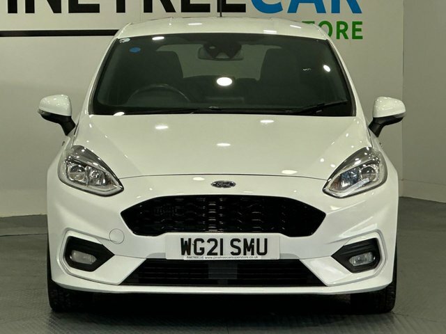Ford Fiesta 1.0T Ecoboost St-line Edition Hatchback WG21SMU White #2