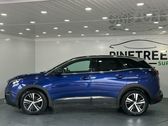 Peugeot 3008 1.2 Puretech Gt Line Suv Euro 6 CE18YXP Blue #4