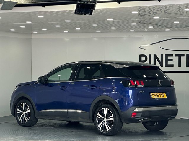 Peugeot 3008 1.2 Puretech Gt Line Suv Euro 6 CE18YXP Blue #6