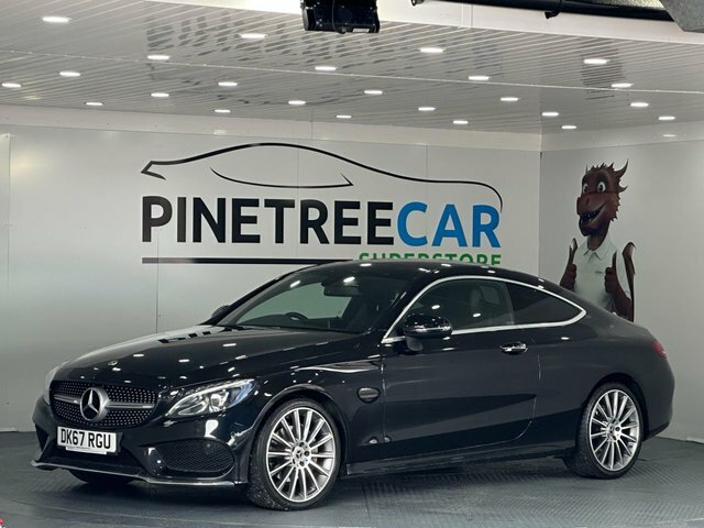 Mercedes-Benz C Class 2.1 C220d Amg Line Premium Coupe G-tr DK67RGU Black #2