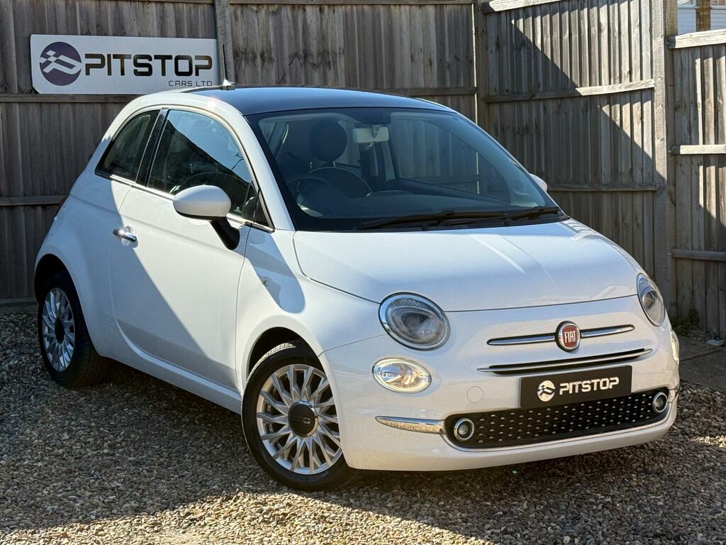 Fiat 500 1.2 Lounge Euro 6 Ss White