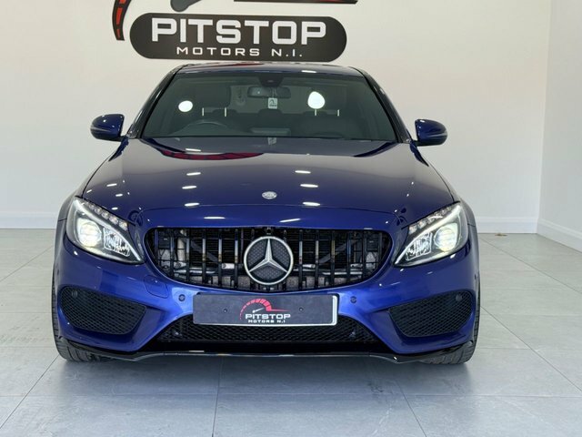 Mercedes-Benz C Class C220d Amg Line Saloon FY17FZC Blue #4