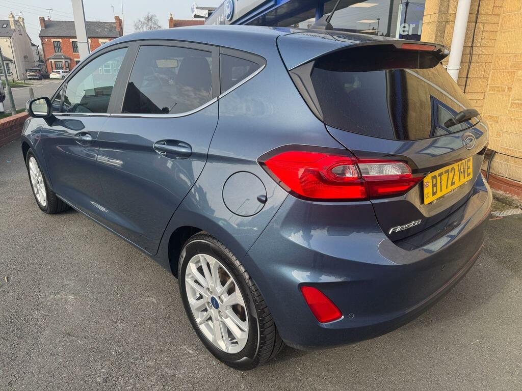 Ford Fiesta 1.0T Ecoboost Titanium Euro 6 Ss BT72YVE Blue #5