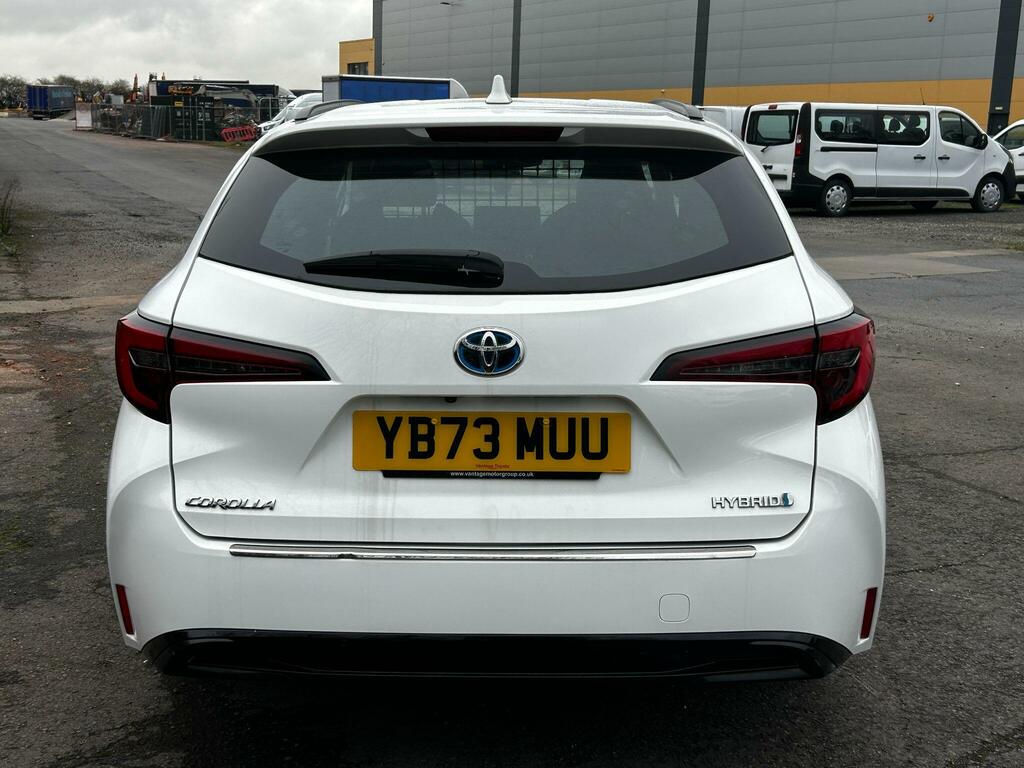 Toyota Corolla 1.8 Vvt-h Cvt Euro 6 Ss YB73MUU White #4