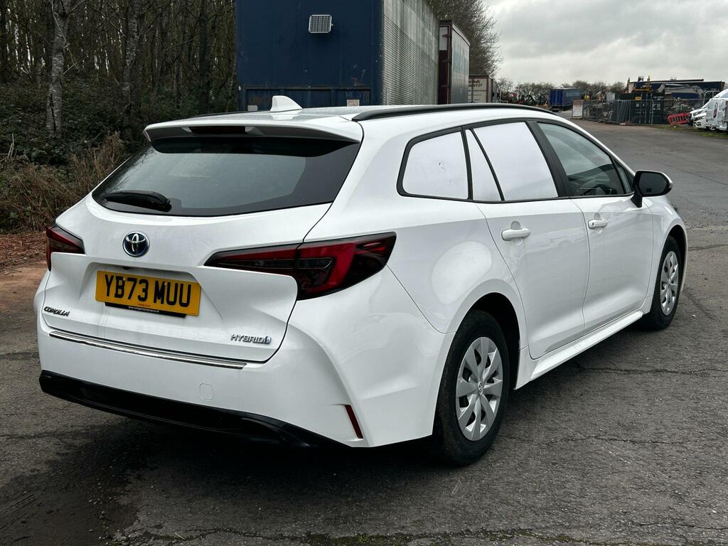 Toyota Corolla 1.8 Vvt-h Cvt Euro 6 Ss YB73MUU White #3