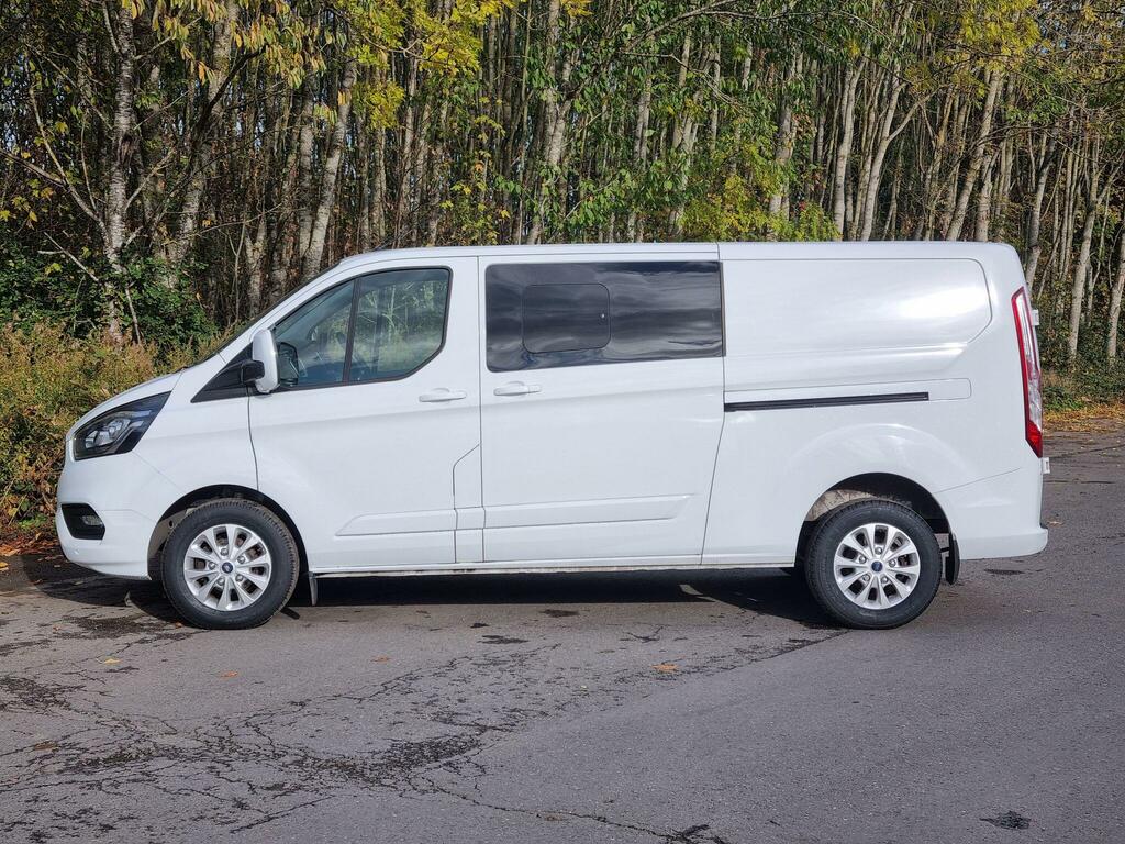 Ford Transit Custom 2.0 300 Ecoblue Limited Crew Van L2 H1 Euro 6 Ss MF72ZGH White #4