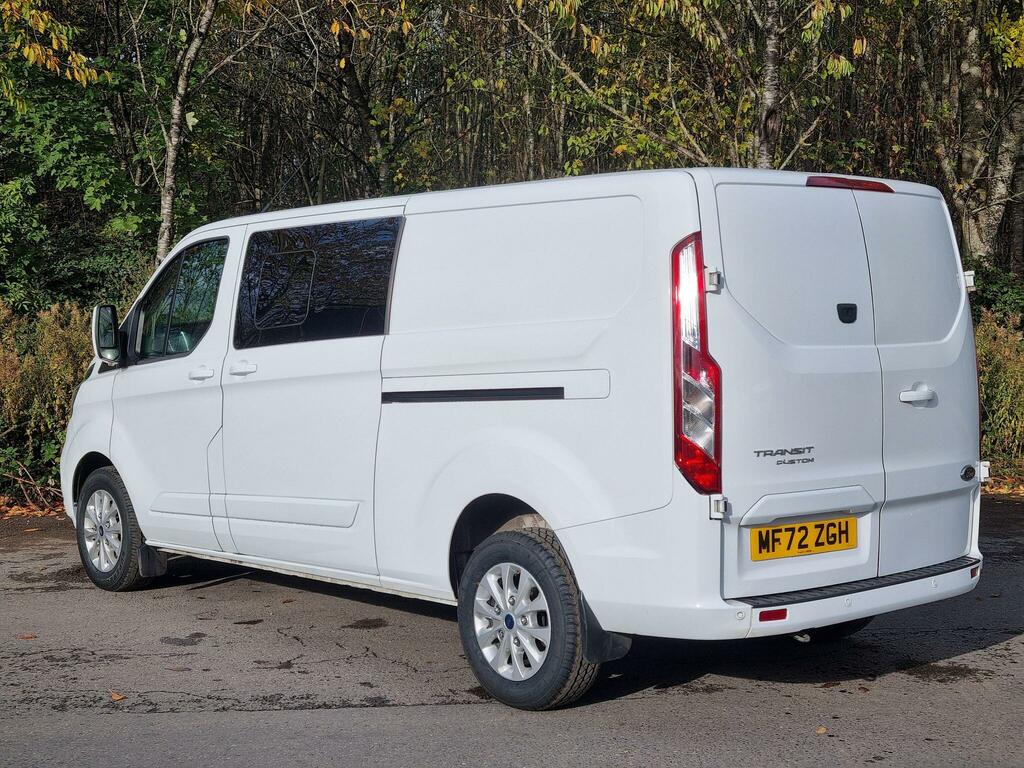 Ford Transit Custom 2.0 300 Ecoblue Limited Crew Van L2 H1 Euro 6 Ss MF72ZGH White #5
