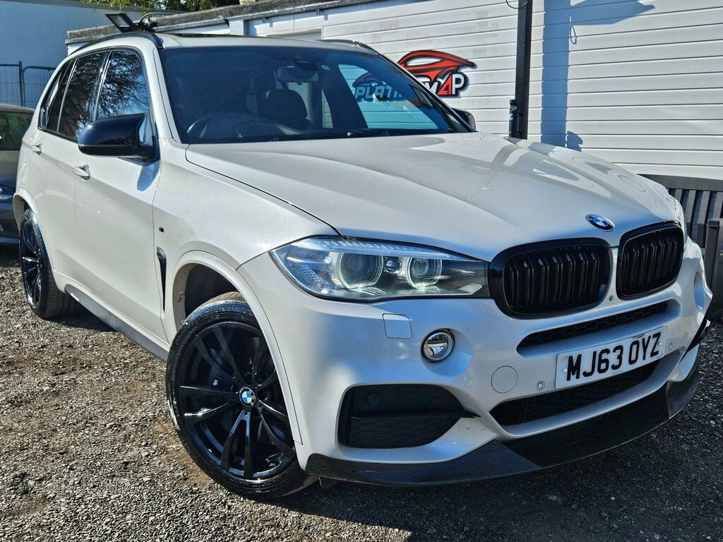 BMW X5 3.0 M50d Xdrive Euro 6 Ss MJ63OYZ White #2