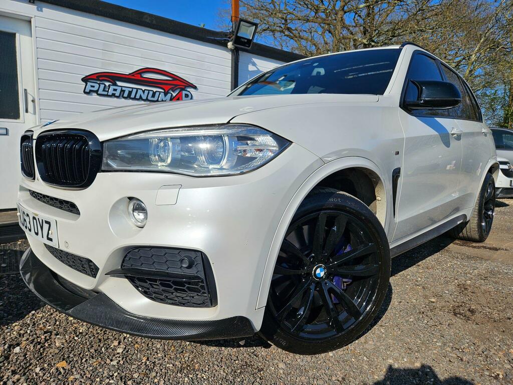 BMW X5 3.0 M50d Xdrive Euro 6 Ss MJ63OYZ White #4