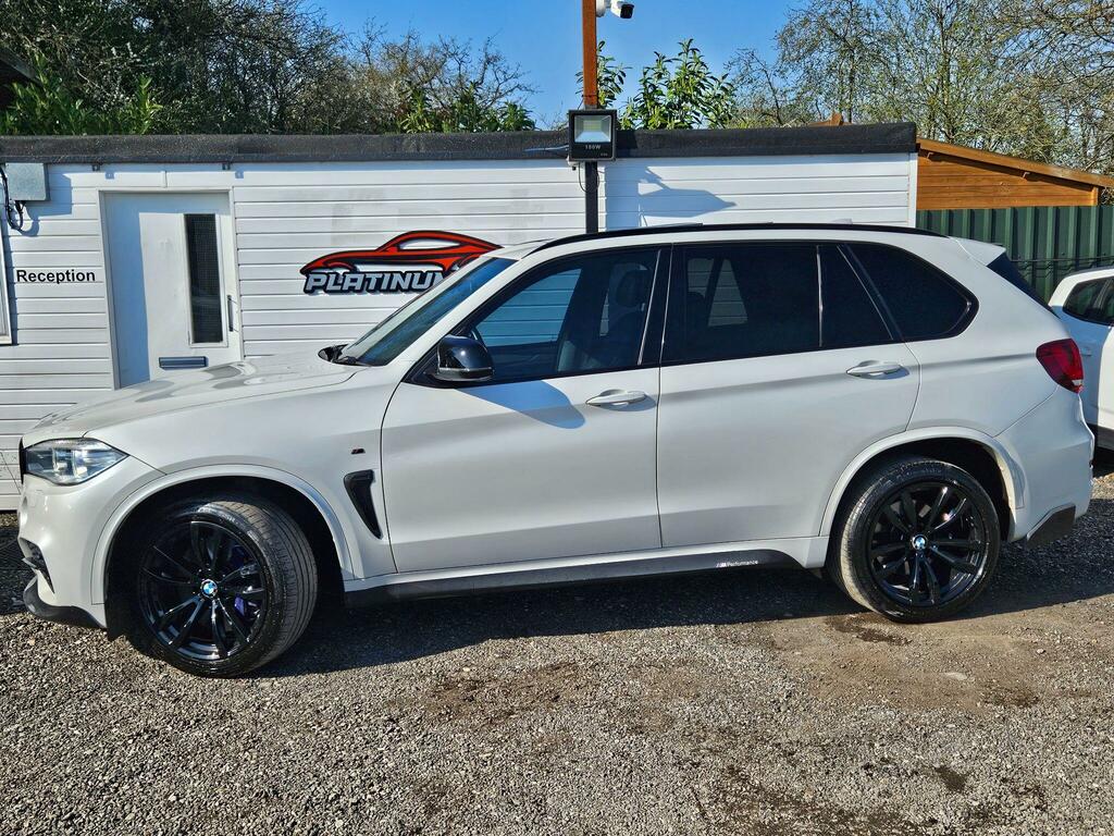 BMW X5 3.0 M50d Xdrive Euro 6 Ss MJ63OYZ White #3