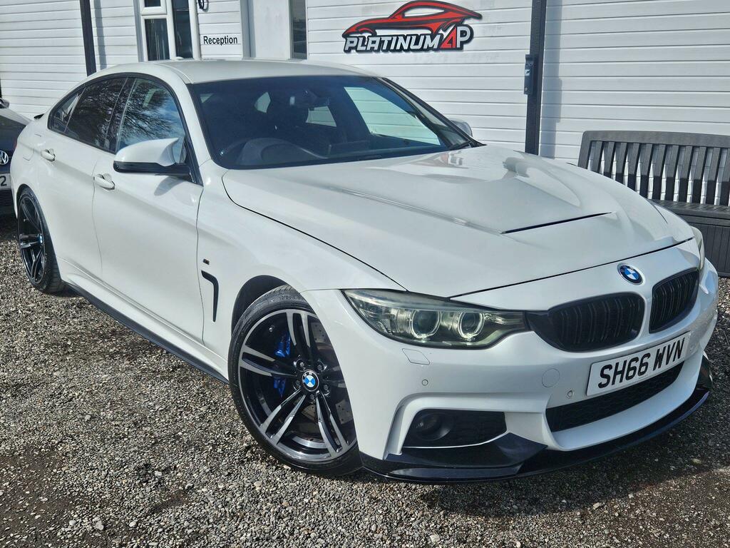 BMW 4 Series Gran Coupe 3.0 430D M Sport Xdrive Euro 6 Ss SH66WVN White #2