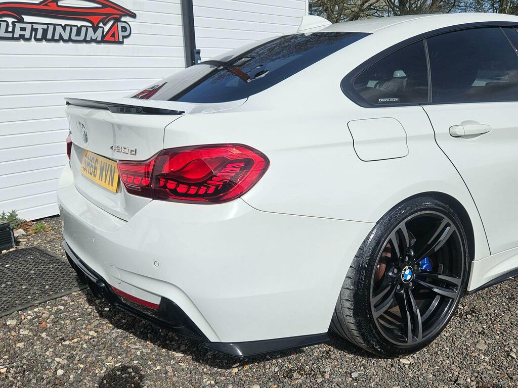 BMW 4 Series Gran Coupe 3.0 430D M Sport Xdrive Euro 6 Ss SH66WVN White #3