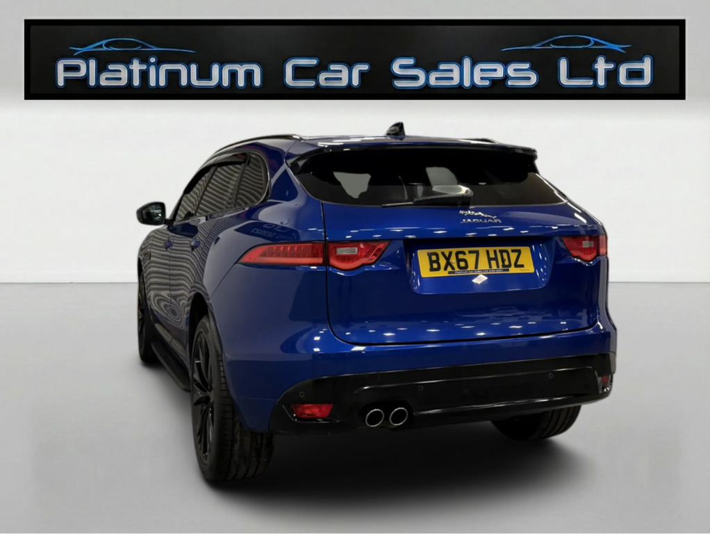 Jaguar F-Pace R-sport Awd Black Pack BX67HDZ Blue #5
