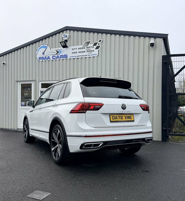 Volkswagen Tiguan 2.0 Tdi R-line Suv DA72XWE White #4