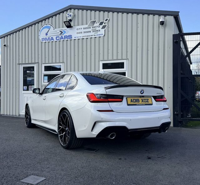 BMW 3 Series 2.0 320D M Sport AD19XOZ White #3