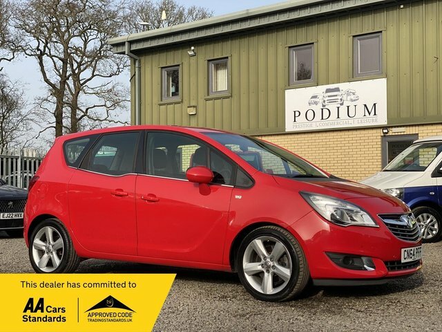 Vauxhall Meriva 1.6 Cdti Ecoflex Tech Line Euro 6 S S Red