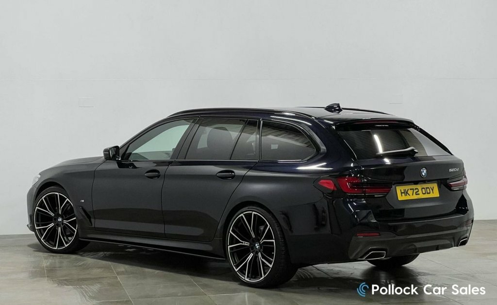 BMW 5 Series 2L M Sport HK72ODY Black #2